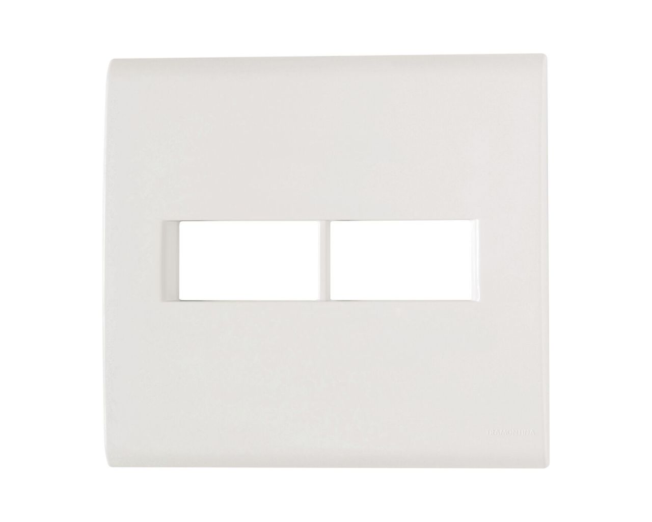 PLACA 2 POSTOS 4X4 TRAMONTINA LIZ BRANCA