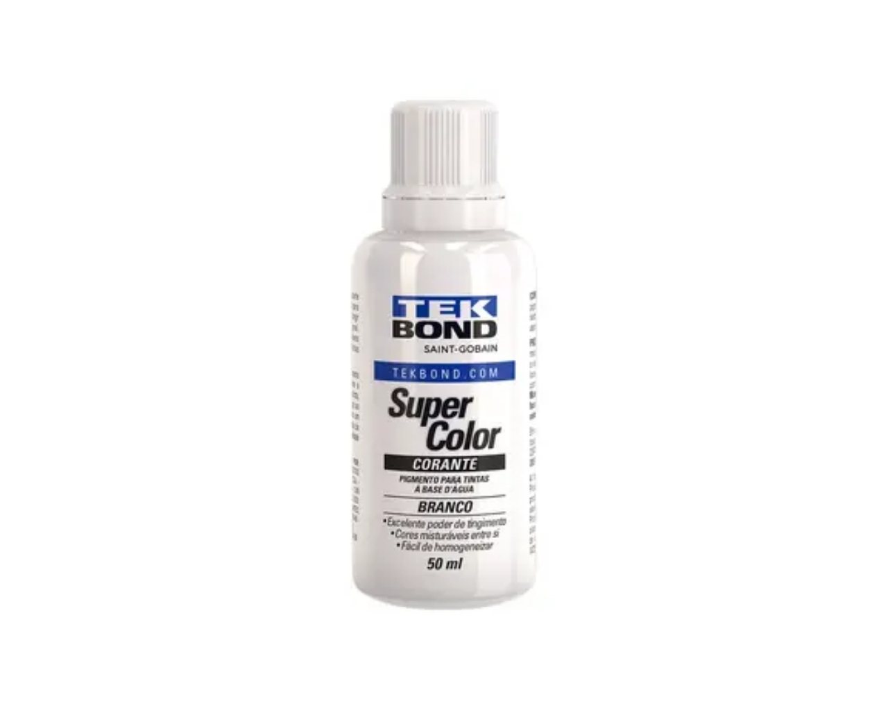 CORANTE LÍQUIDO TEKBOND 50ML BRANCO